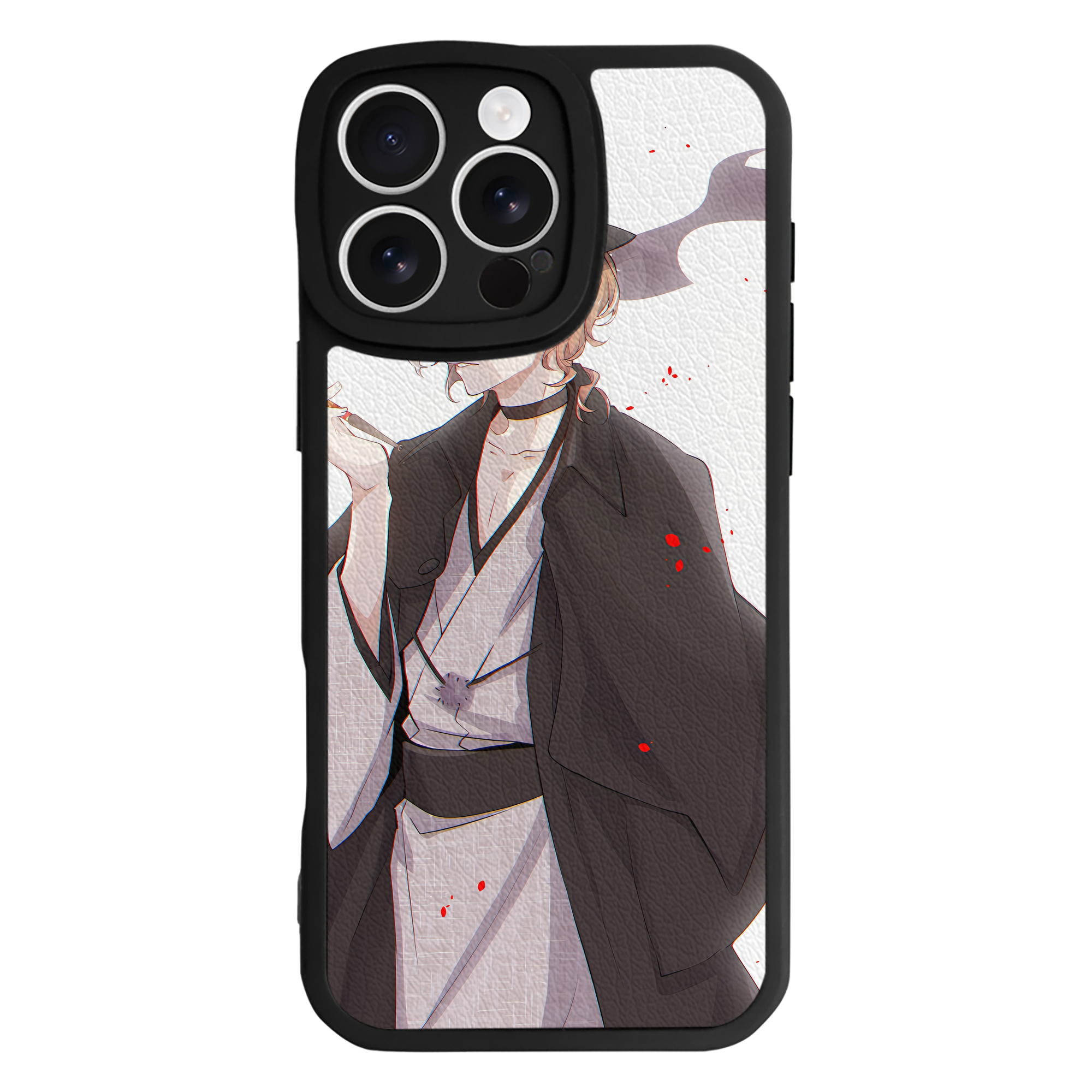 （画像用） 文豪ストレイドッグス Bungo Stray Dogs 【iPhone 16シリーズ対応】シリコンスマホケース（レザー調） 材質：シリコン